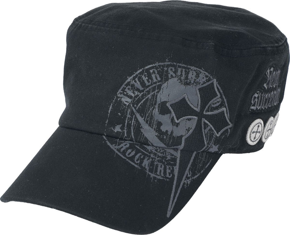 Casquette  de Rock Rebel by EMP - Rebels & Reapers - pour Unisexe - noir - Rock Rebel by EMP
