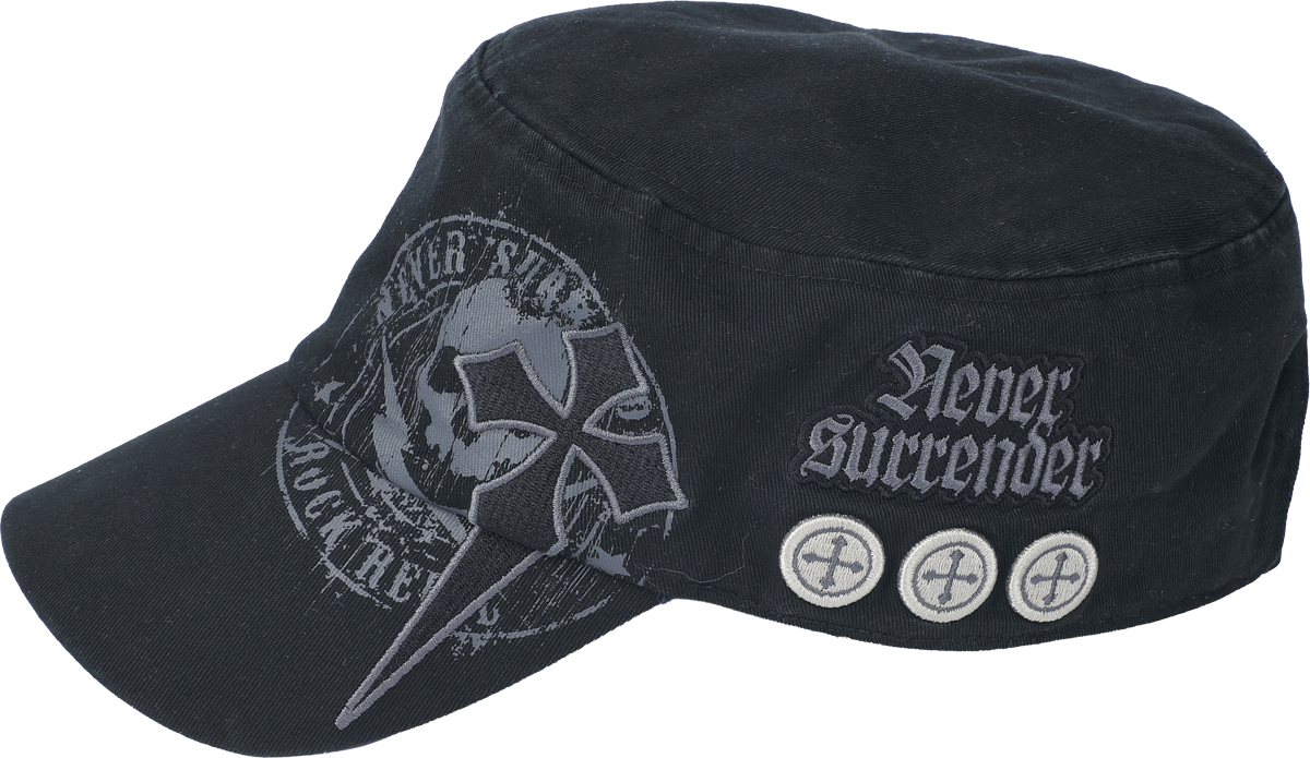 Casquette  de Rock Rebel by EMP - Rebels & Reapers - pour Unisexe - noir - Rock Rebel by EMP - View 2