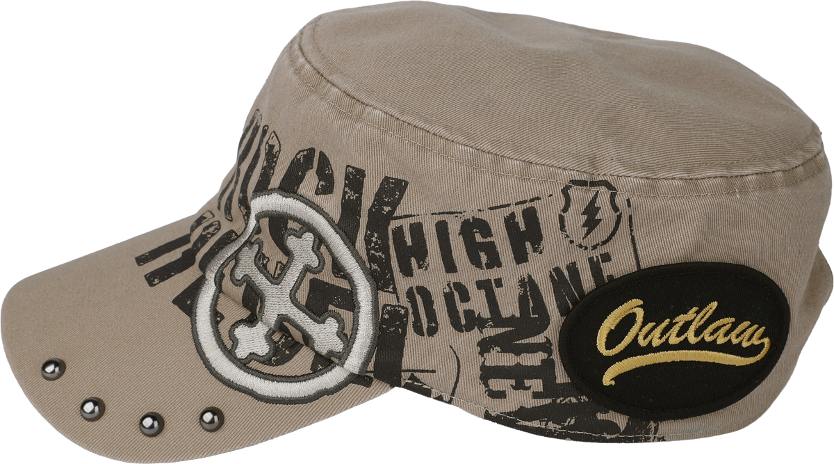 Casquette  de Rock Rebel by EMP - Free Spirit - pour Unisexe - beige - Rock Rebel by EMP - View 2