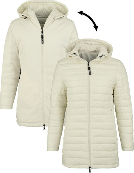 Manteau d'hiver  de RED by EMP - Veste Réversible - S à XXL - pour Femme - blanc - RED by EMP