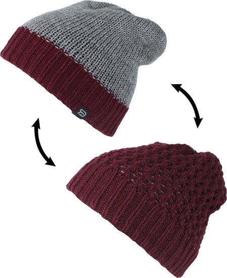Bonnet  de RED by EMP - pour Femme - rouge/gris - RED by EMP