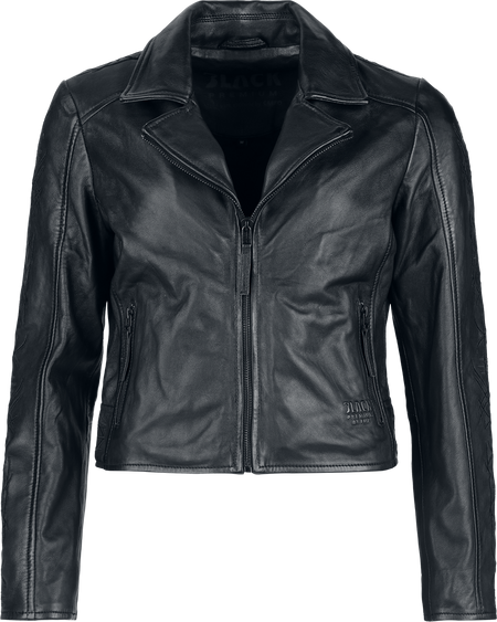 Veste en cuir  de Black Premium by EMP - Celtic Blessing - S à XXL - pour Femme - noir - Black Premium by EMP - View 2
