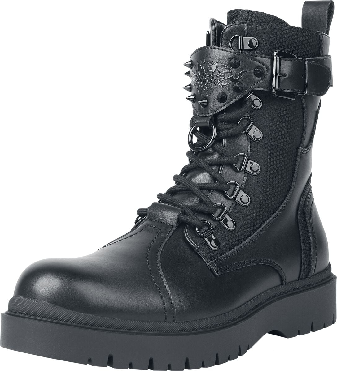 Bottes Gothic de Black Blood by Gothicana - Bloodsworn to Tepes - EU39 à EU46 - pour Homme - noir - Black Blood by Gothicana