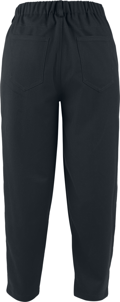 Pantalon en toile Gothic de Gothicana by EMP - Countess Bathory - S à XXL - pour Femme - noir - Gothicana by EMP - View 2