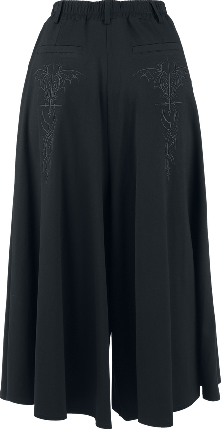 Pantalon en toile Gothic de Gothicana by EMP - Eternal Allure - S à XL - pour Femme - noir - Gothicana by EMP - View 2