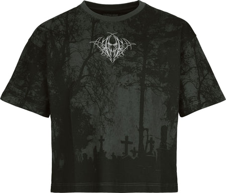 T-Shirt Manches courtes Gothic de Gothicana by EMP - Eternal Allure - S à XXL - pour Homme - gris foncé - Gothicana by EMP