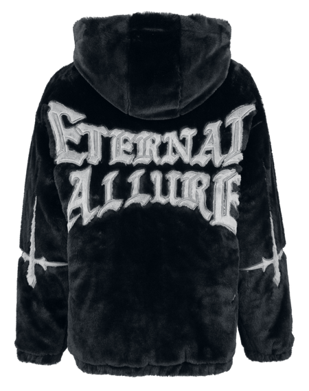 Manteau d'hiver Gothic de Gothicana by EMP - Eternal Allure - S à XXL - pour Femme - noir - Gothicana by EMP - View 2