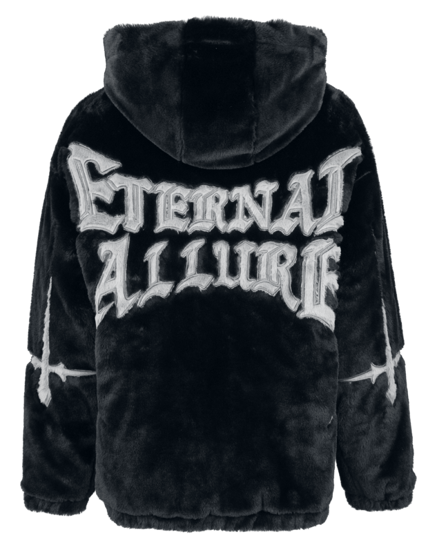 Manteau d'hiver Gothic de Gothicana by EMP - Eternal Allure - S à XXL - pour Femme - noir - Gothicana by EMP - View 2