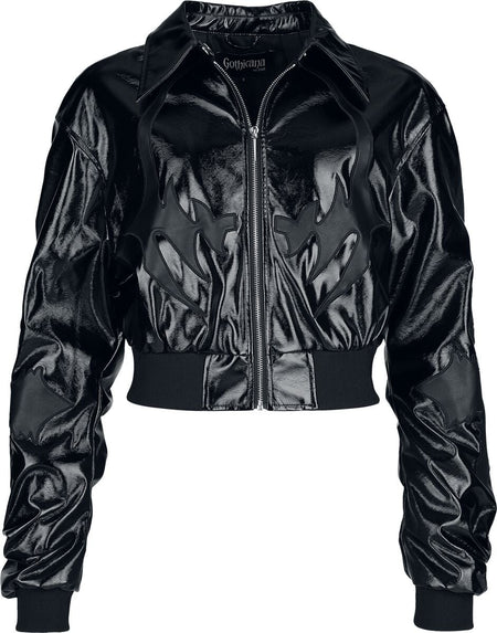 Veste mi-saison Gothic de Gothicana by EMP - Eternal Allure - S à XXL - pour Femme - noir - Gothicana by EMP