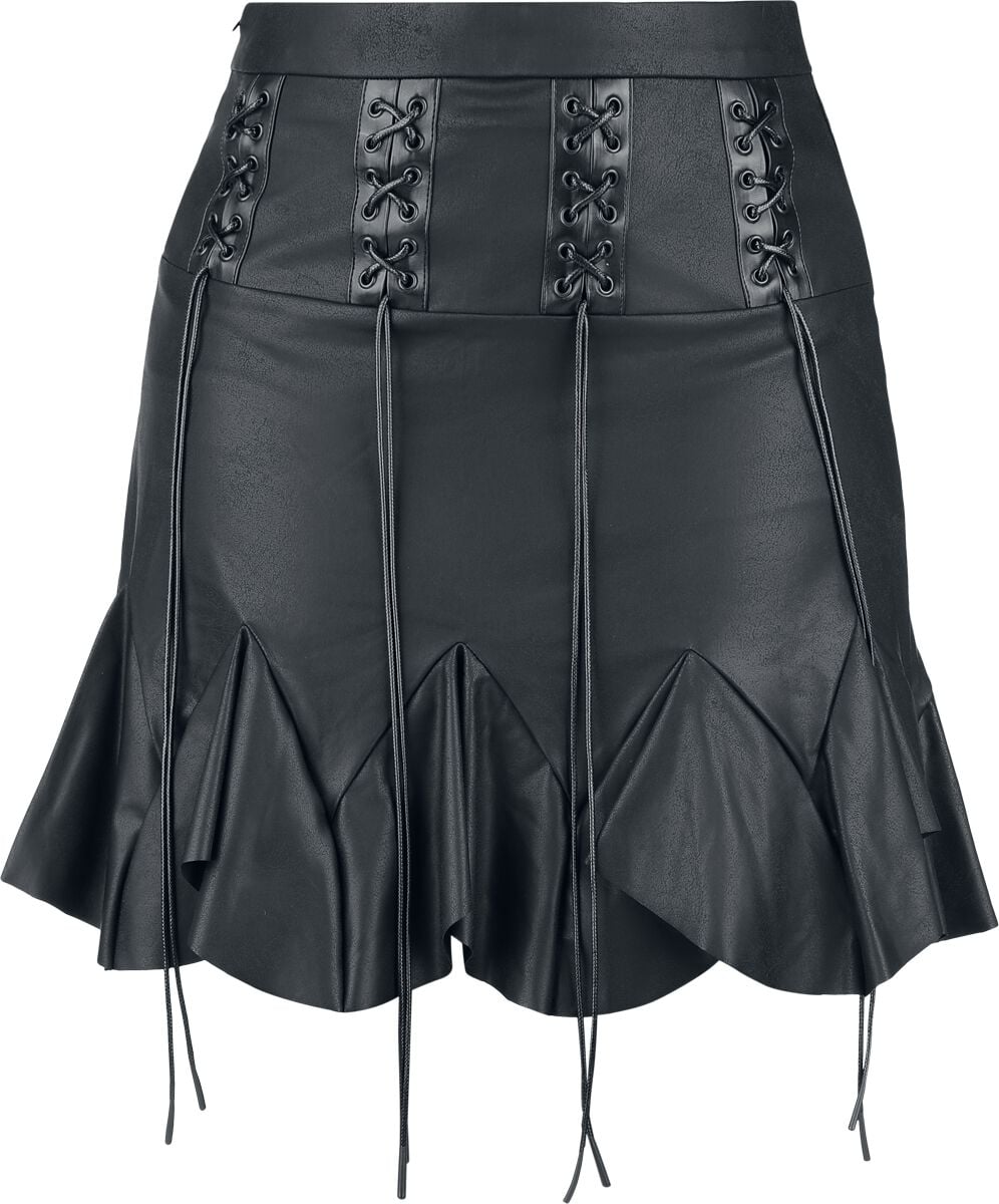 Jupe courte Gothic de Gothicana by EMP - Eternal Allure - S à XXL - pour Femme - noir - Gothicana by EMP