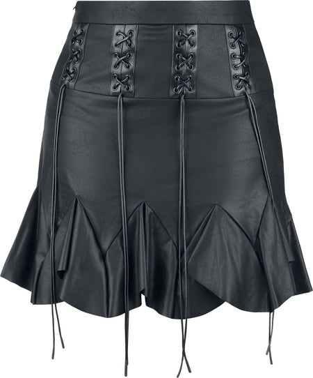 Jupe courte Gothic de Gothicana by EMP - Eternal Allure - S à XXL - pour Femme - noir - Gothicana by EMP