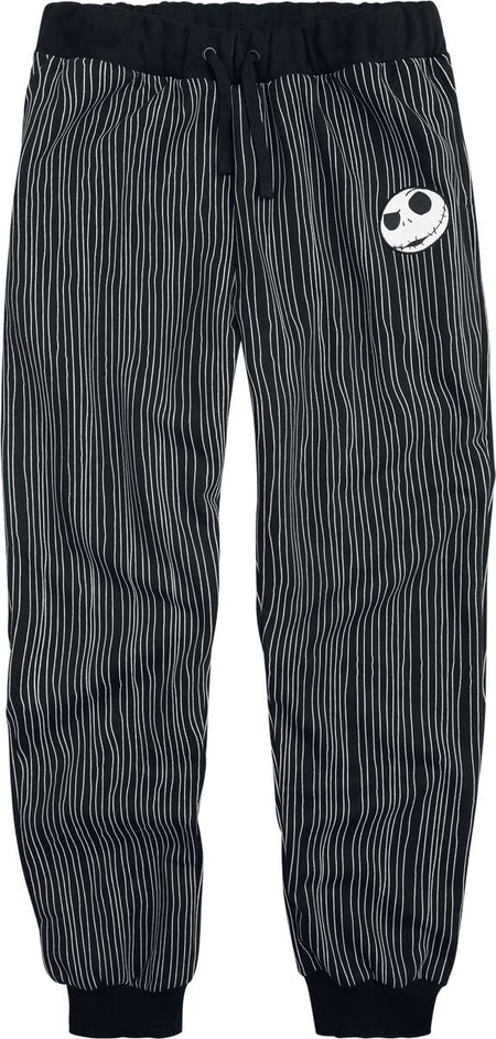 Bas de survêtement Disney de L'Étrange Noël De Monsieur Jack - Rayures - Jack - S à XXL - pour Homme - noir - L'Étrange Noël De Monsieur Jack