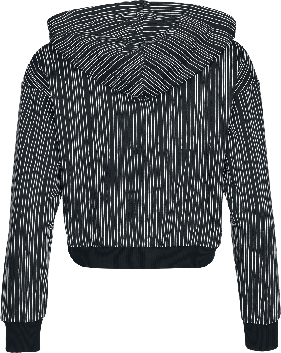 Sweat-shirt à capuche Disney de L'Étrange Noël De Monsieur Jack - Rayures - Jack - S à XXL - pour Femme - noir - L'Étrange Noël De Monsieur Jack - View 2