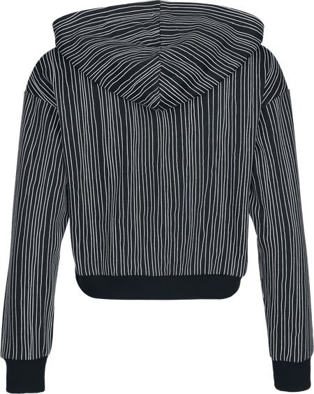 Sweat-shirt à capuche Disney de L'Étrange Noël De Monsieur Jack - Rayures - Jack - S à XXL - pour Femme - noir - L'Étrange Noël De Monsieur Jack - View 2