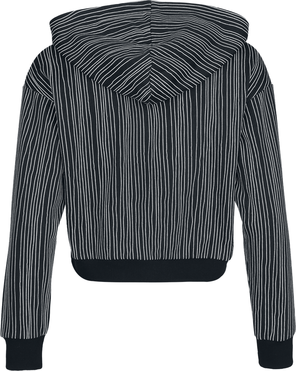 Sweat-shirt à capuche Disney de L'Étrange Noël De Monsieur Jack - Rayures - Jack - S à XXL - pour Femme - noir - L'Étrange Noël De Monsieur Jack - View 2