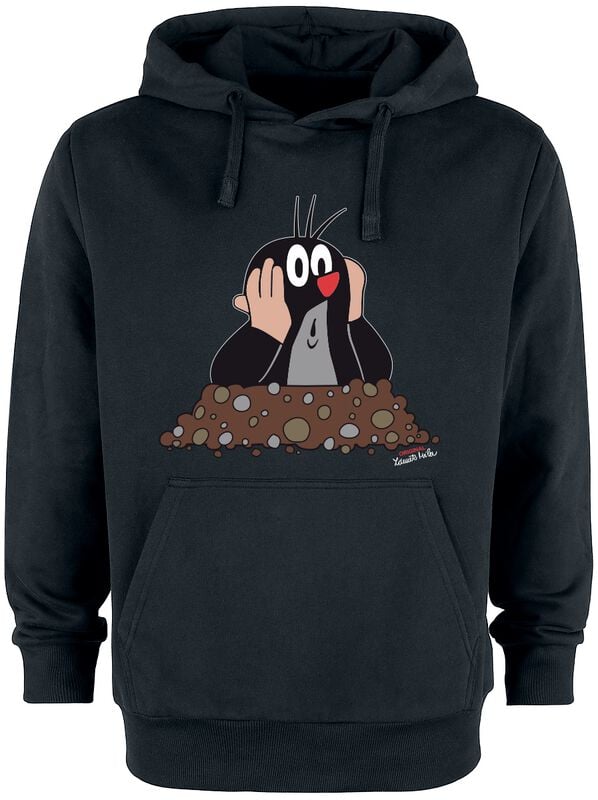 Sweat-shirt à capuche  de The Little Mole - La Petite Taupe - S à 3XL - pour Homme - noir - The Little Mole