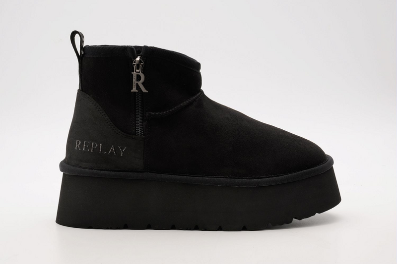Bottes  de Replay Footwear - Chic Zip 26 - EU36 à EU41 - pour Femme - noir - Replay Footwear - View 2
