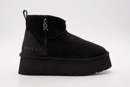 Bottes  de Replay Footwear - Chic Zip 26 - EU36 à EU41 - pour Femme - noir - Replay Footwear - View 2
