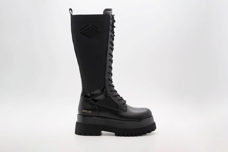 Bottes  de Replay Footwear - Any Rebel - EU38 à EU40 - pour Femme - noir - Replay Footwear - View 2