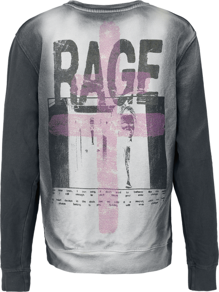 Sweat-shirt  de President - Rage - S à XXL - pour Femme - noir/gris - President - View 2