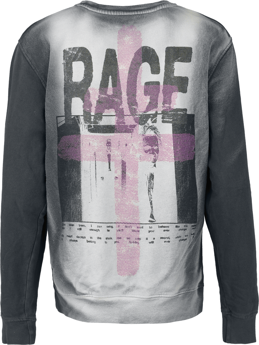 Sweat-shirt  de President - Rage - S à XXL - pour Femme - noir/gris - President - View 2