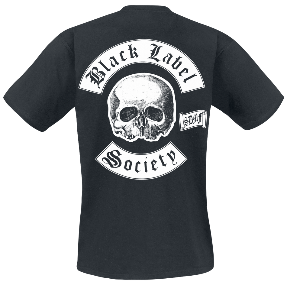 T-Shirt Manches courtes  de Black Label Society - Skull Logo Pocket - S à XXL - pour Homme - noir - Black Label Society - View 2