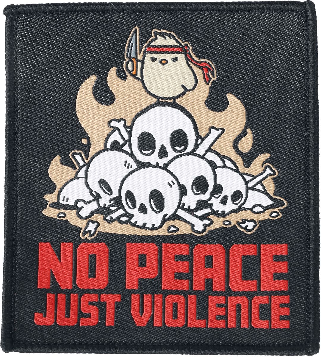 Patch Fun de Tierisch - No Peace, Just Violence - pour Indifférent - multicolore - Tierisch