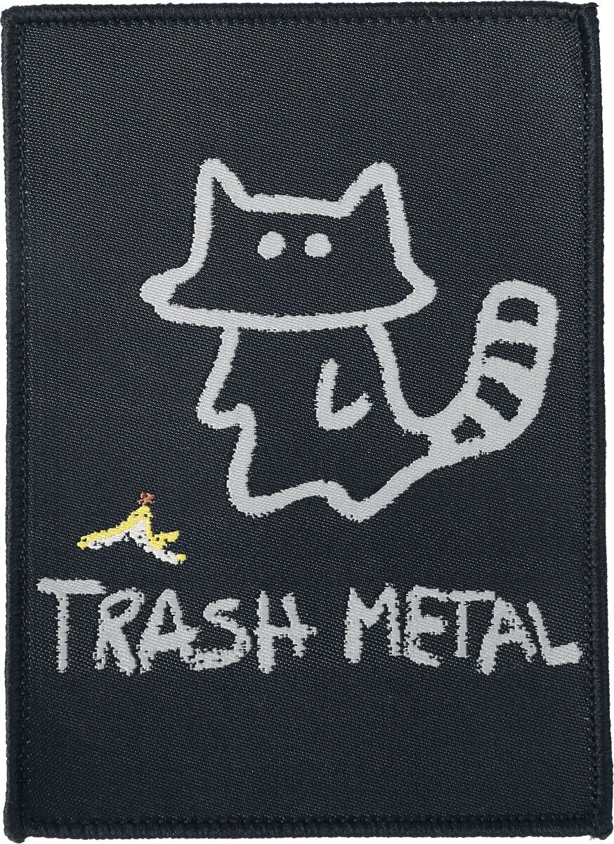 Patch Fun de Tierisch - Trash Metal Waschbär - pour Indifférent - multicolore - Tierisch