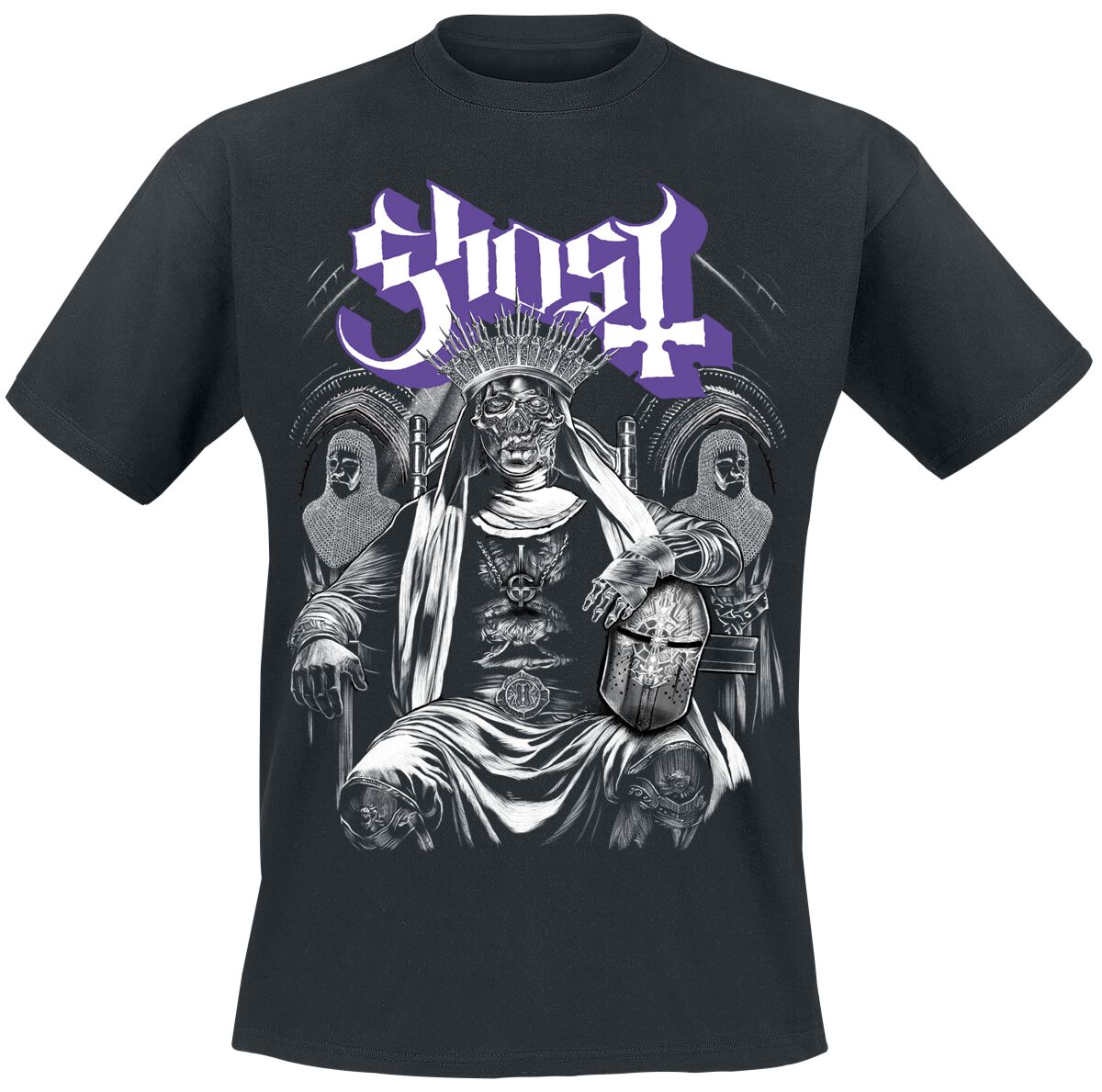 T-Shirt Manches courtes  de Ghost - Cataphract - S à 5XL - pour Homme - noir - Ghost