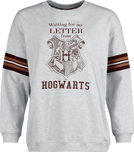 Sweat-shirt  de Harry Potter - Waiting For My Letter From Hogwarts - S à XXL - pour Femme - gris - Harry Potter