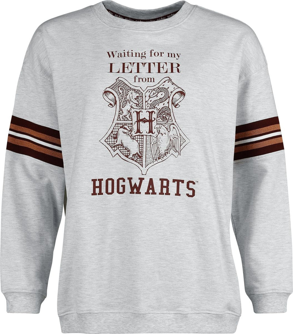 Sweat-shirt  de Harry Potter - Waiting For My Letter From Hogwarts - S à XXL - pour Femme - gris - Harry Potter