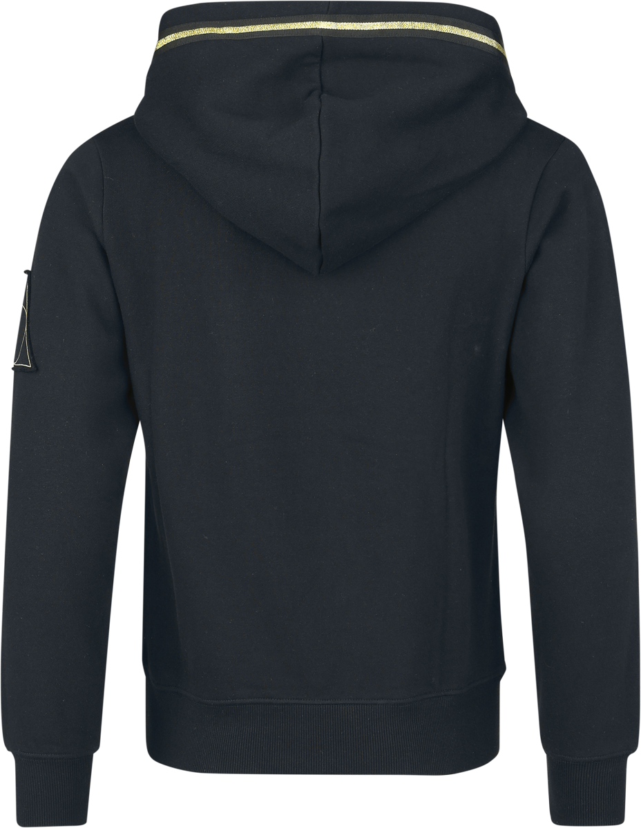 Sweat-shirt à capuche  de Harry Potter - Les Reliques de la Mort - S à XXL - pour Femme - noir - Harry Potter - View 2
