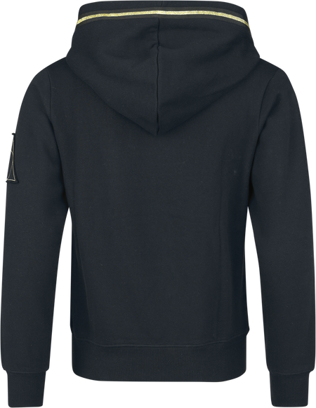 Sweat-shirt à capuche  de Harry Potter - Les Reliques de la Mort - S à XXL - pour Femme - noir - Harry Potter - View 2