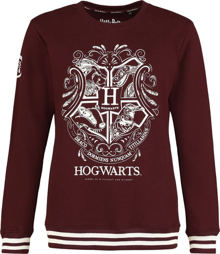 Sweat-shirt  de Harry Potter - Poudlard - S à XXL - pour Femme - bordeaux - Harry Potter
