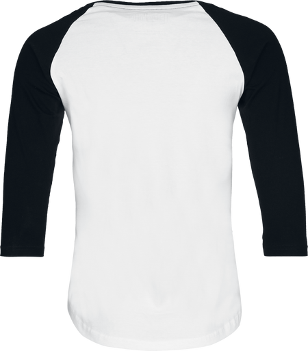 T-shirt manches longues  de Harry Potter - Poudlard - Style Grunge - S à XXL - pour Femme - blanc/noir - Harry Potter - View 2