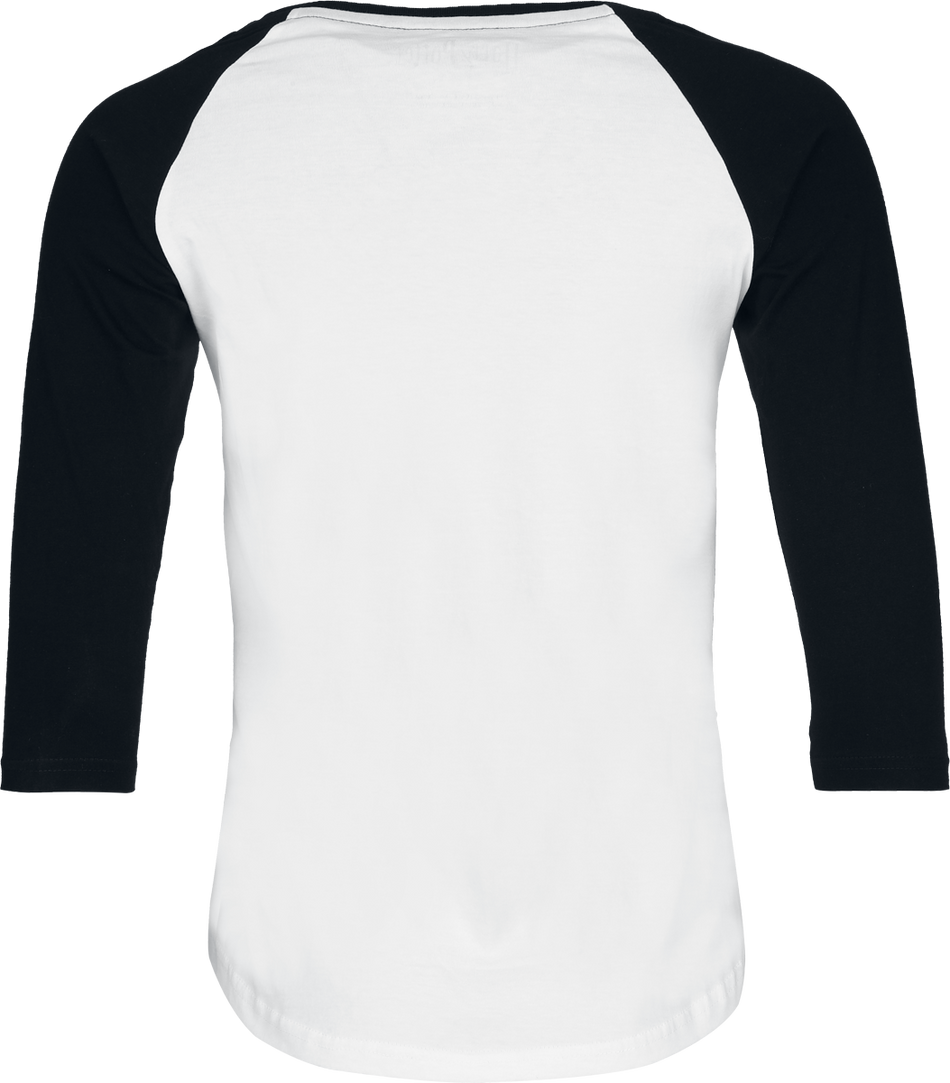 T-shirt manches longues  de Harry Potter - Poudlard - Style Grunge - S à XXL - pour Femme - blanc/noir - Harry Potter - View 2