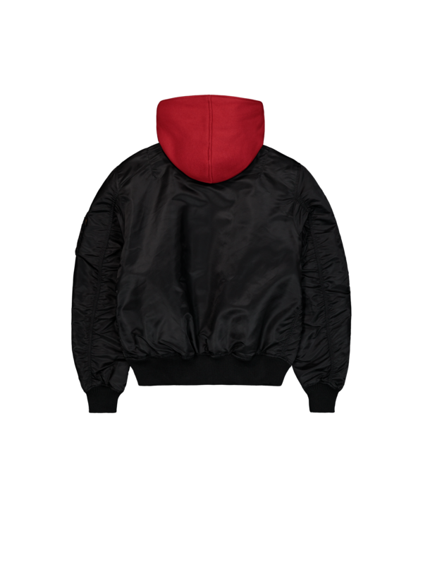 Bomber  de Alpha Industries - MA-1 D-Tec Sleeve Embroidery Bomber Jacket - S à 3XL - pour Homme - noir/rouge - alpha industries - View 2