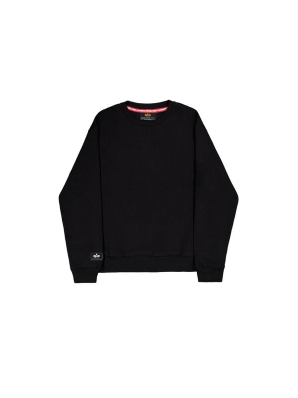 Sweat-shirt  de Alpha Industries - Label Sweatshirt Backprint - S à 3XL - pour Homme - noir - alpha industries