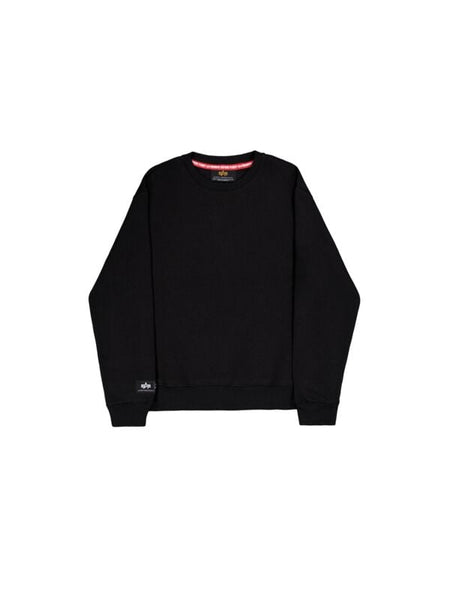 Sweat-shirt  de Alpha Industries - Label Sweatshirt Backprint - S à 3XL - pour Homme - noir - alpha industries