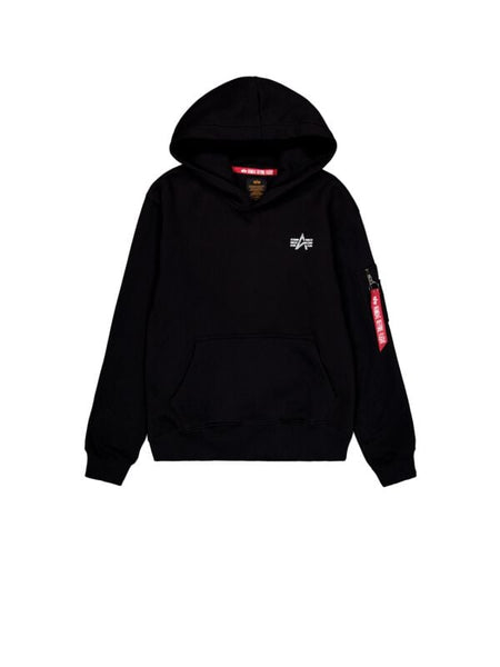 Sweat-shirt à capuche  de Alpha Industries - Signature Backprint Hoodie - S à 3XL - pour Homme - noir - alpha industries