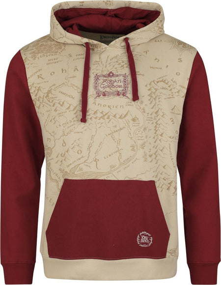 Sweat-shirt à capuche  de Le Seigneur Des Anneaux - Rohan & Gondor - S à XXL - pour Homme - multicolore - Le Seigneur Des Anneaux