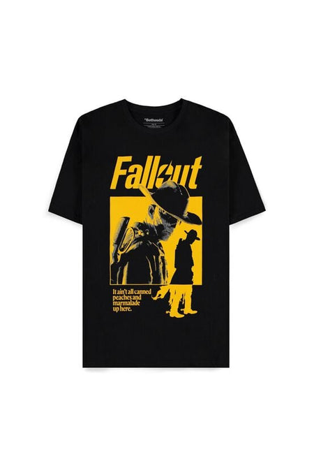 T-Shirt Manches courtes Gaming de Fallout - Ghoul - S à XXL - pour Homme - noir - Fallout