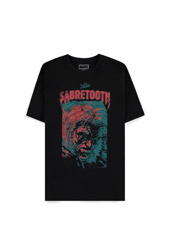 T-Shirt Manches courtes Gaming de X-Men - Sabretooth - S à XXL - pour Homme - noir - X-Men
