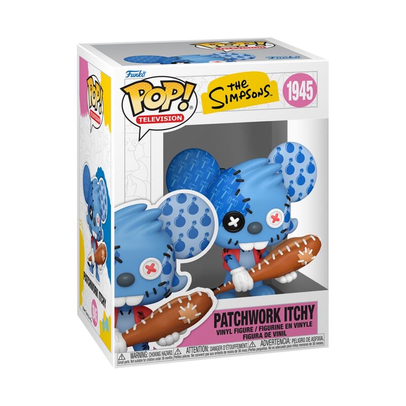 Les Simpson - Itchy Patchwork - Funko Pop! n°1945 - Funko Pop! - Funko Shop Europe - Les Simpson