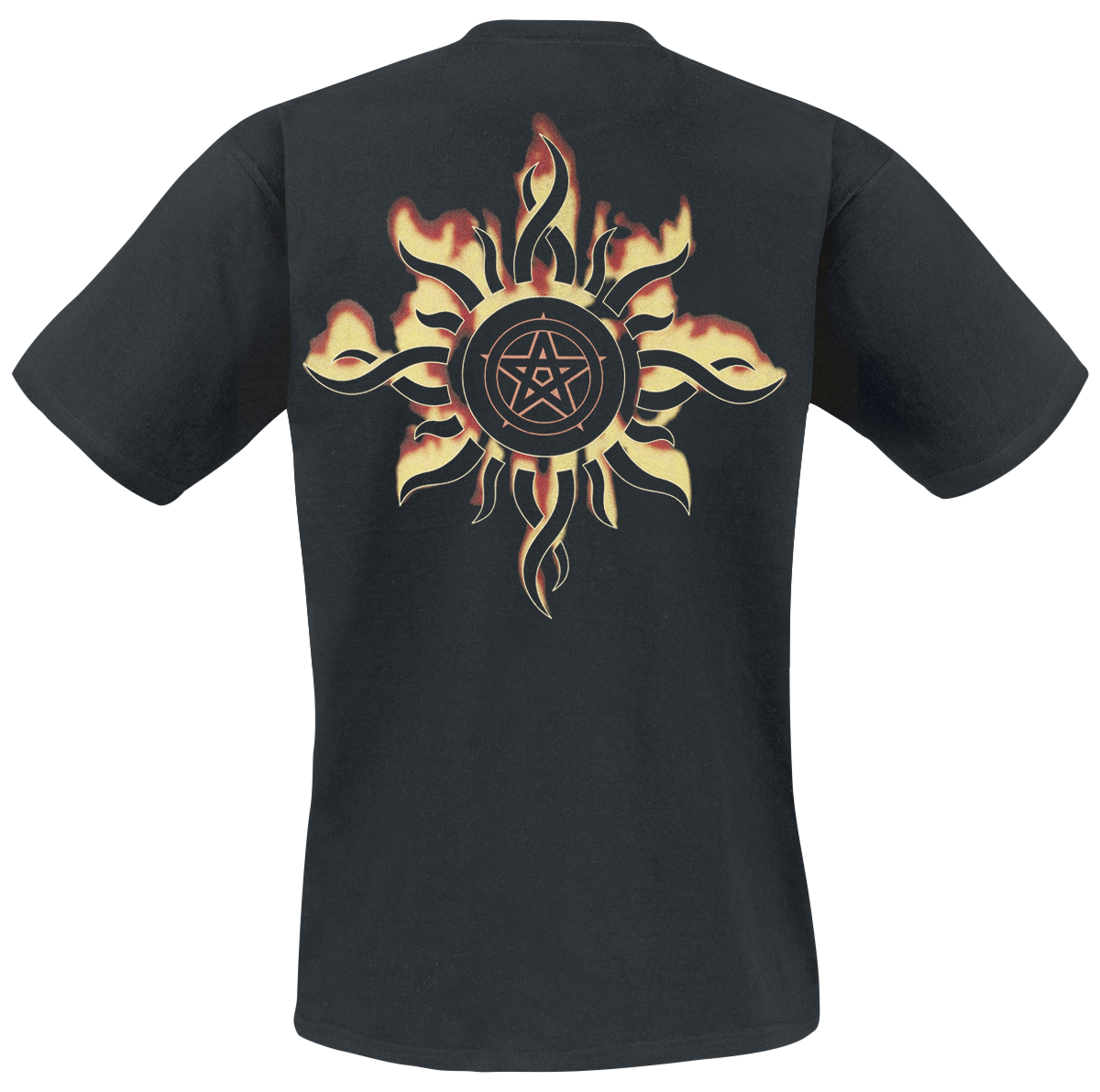 T-Shirt Manches courtes  de Godsmack - Vintage Pentacle Flames - S à 5XL - pour Homme - noir - Godsmack - View 2