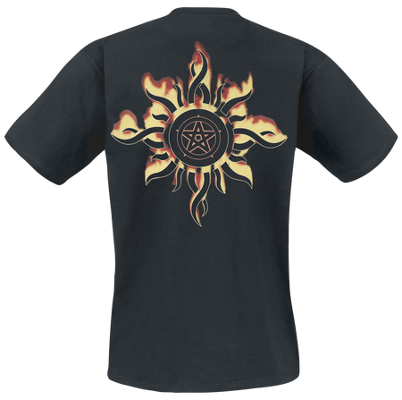 T-Shirt Manches courtes  de Godsmack - Vintage Pentacle Flames - S à 5XL - pour Homme - noir - Godsmack - View 2
