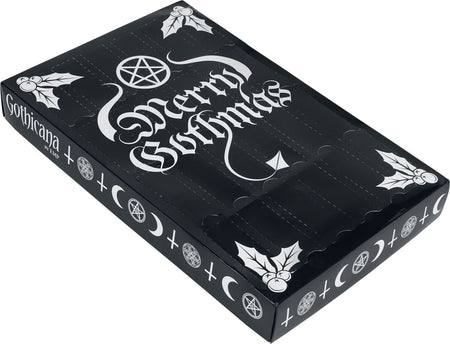 Calendrier de l'Avent Gothic de Gothicana by EMP - Socken-Adventskalender - pour Unisexe - multicolore - Gothicana by EMP