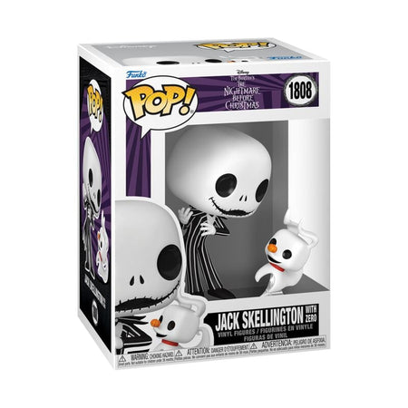 L'Étrange Noël De Monsieur Jack - Jack Skellington & Zero - Funko Pop! n°1808 - Funko Pop! - Funko Shop Europe - L'Étrange Noël De Monsieur Jack
