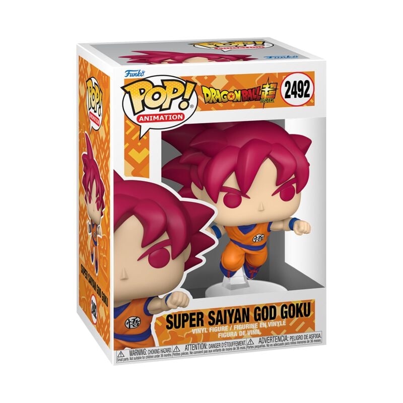 Dragon Ball Super Saiyan - God Goku - Funko Pop! n°2492 - Funko Pop! - Funko Shop Europe - Dragon Ball