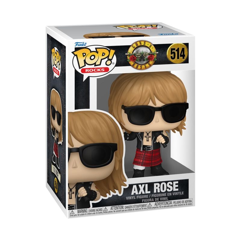 Guns N' Roses - Axl Rose (Pop!Rocks) Vinyl Figur 514 - Funko Pop! - Funko Shop Europe - Guns N' Roses